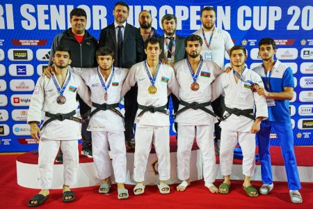 Avropa Kuboku: Azərbaycan cüdoçuları ilk gündə 5 medal qazanıblar